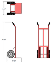 Load image into Gallery viewer, Red Hand Truck