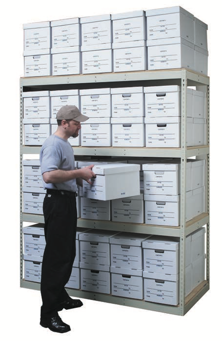 Record Storage Unit with 4 levels (80 Box unit)