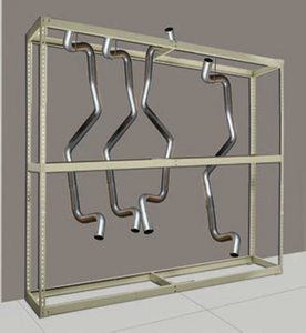 rivetwell hanging tailpipe storage rack