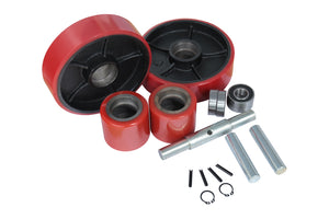 manual pallet jack replacement wheels kit