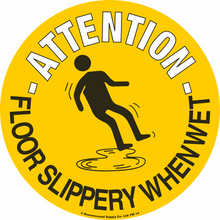 Load image into Gallery viewer, floor slippery when wet sign