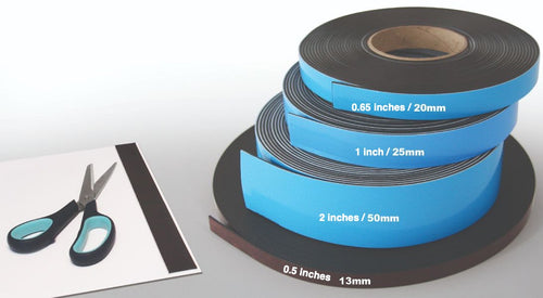 Self adhesive magnetic tape